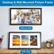 2Pcs Picture Frame 3 Opening Collage Frame 3 5x7IN Photo Black Picture Frame Desktop Wall Mounted Display Frame For Home Decoration